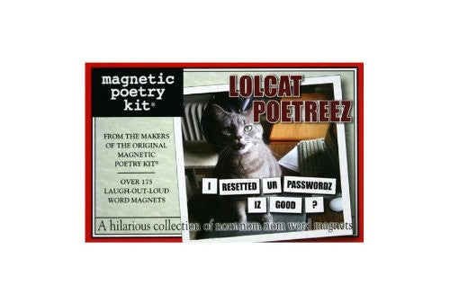 Magnetic Poetry - LOLCat Poetreez. MP3180.