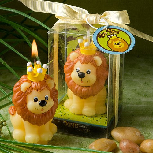 Adorable King Of The Jungle Collection Candle Favors