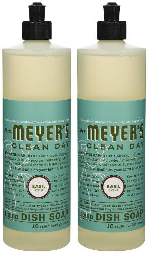 Liquid Dish Soap, Basil 16.0 OZ