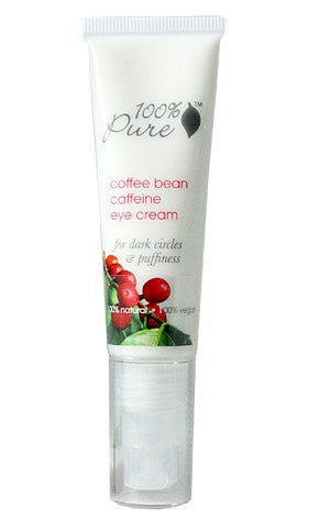 100% Pure Caffeine Eye Cream - Organic Coffee Bean 1oz