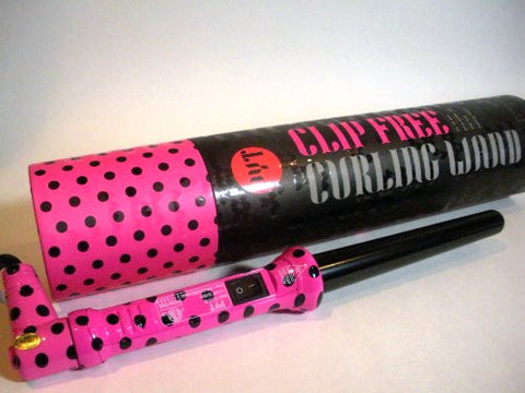 Tourmaline Curler Pro - 18-25mm Pink Polka Dots
