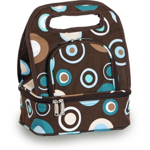Picnic Plus Savoy Insulated Lunch Tote (Color: Cafe Ole)