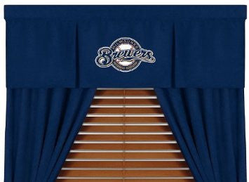 VALANCE  Milwaukee Brewers - Color Midnight - Size 88x14
