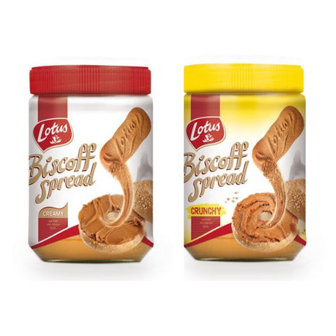 Biscoff Spread 14.0 OZ AND Biscoff Crunchy Spread 13.0 OZ ORDER ONE OF EACH ITEM NUMBER TO MATCH AMAZON LISTING
