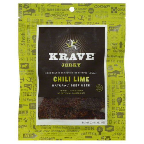 Krave Chili Lime Beef Jerky 3.25oz