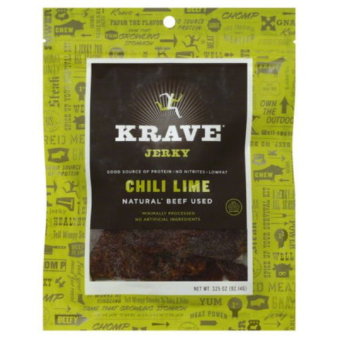 Krave Chili Lime Beef Jerky 3.25oz