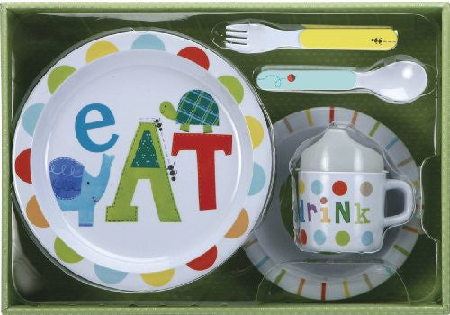 Melamine Dinnerware Set - Alphabet Animals