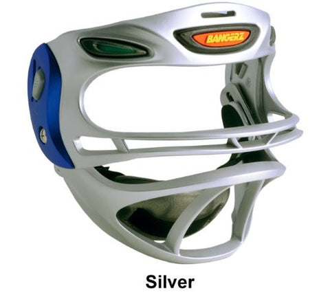Bangerz Baseball Softball Face Protection Mask (Color: Silver)