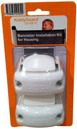 Lascal KiddyGuard Avant Bannister Kit for Gate Housing (Color: White)