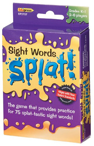 Sight Words Splat Game, Grades K–1