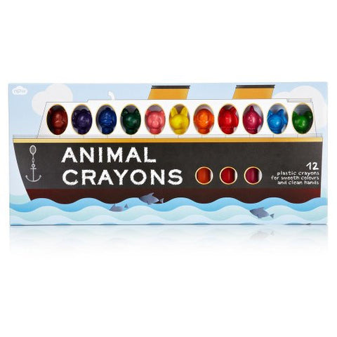 Animal Crayons, set of 12