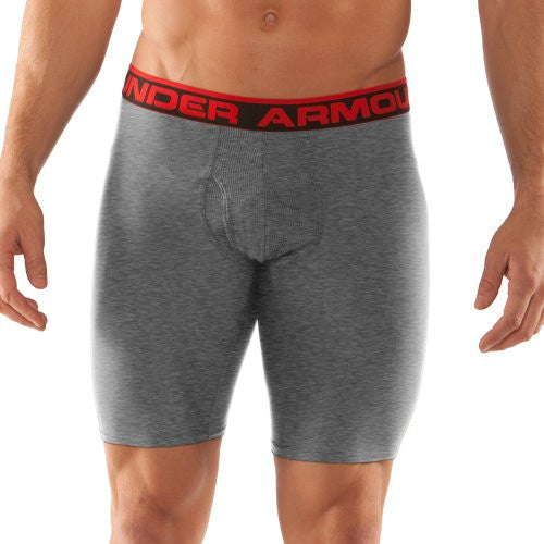 Original 9" BoxerJock - True Gray Heather/Red, X-Large