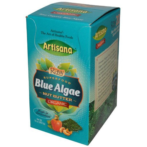 Artisana Raw Blue Green Algae Superfood - 10oz box (20 travel squeeze packs)