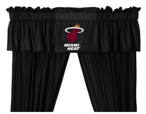 VALANCE Miami Heat - Color Black - Size 88x14