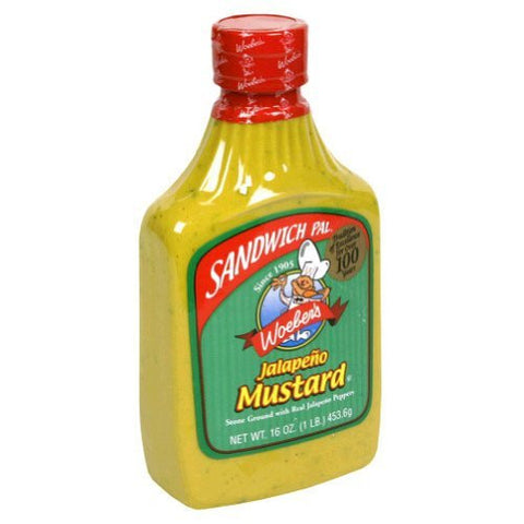 Woeber Sandwich Pal Jalapeno Mustard 16.0 OZ