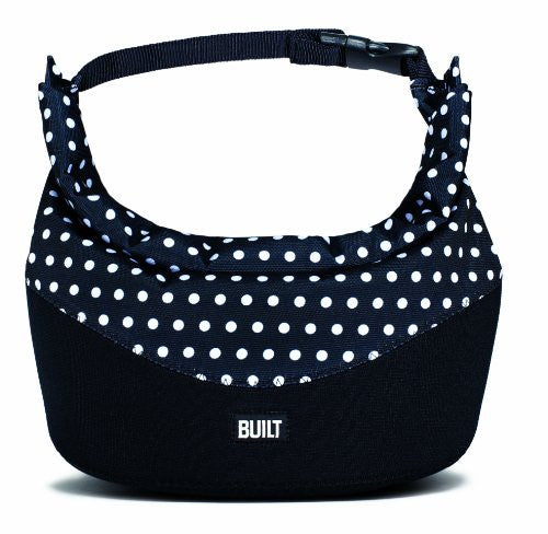 Rolltop Lunch Bag Mini Dot Black & White