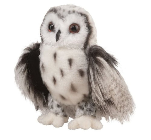 Crescent Silver Owl 9" by Douglas Cuddle Toys
