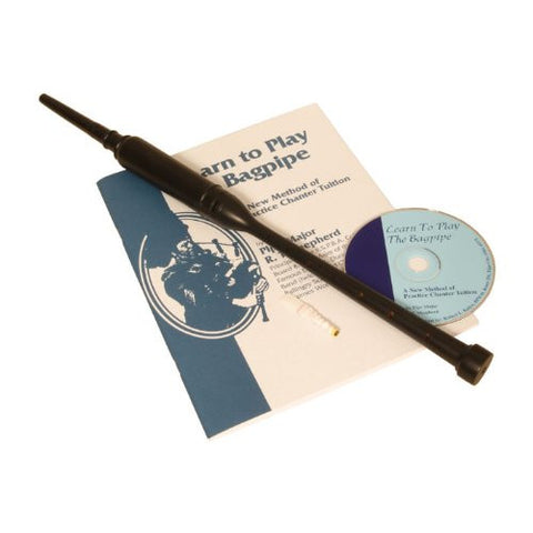 Rosewood Practice Chanter, Black,Book&CD