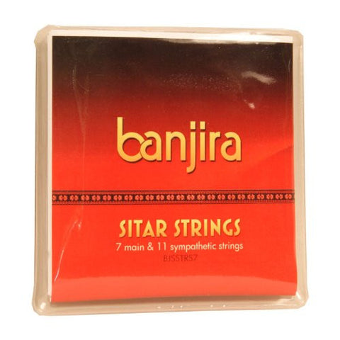 Banjira Sitar String Set, Std, 7, Light