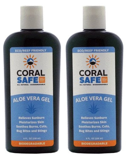 Coral Safe Aloe Vera Gel 8-oz.