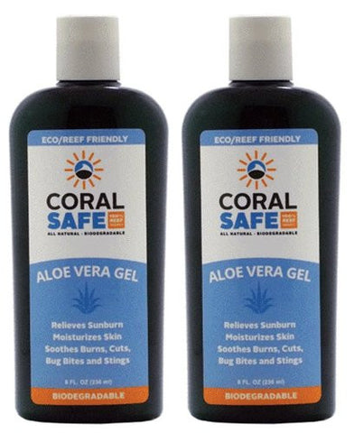 Coral Safe Aloe Vera Gel 8-oz.