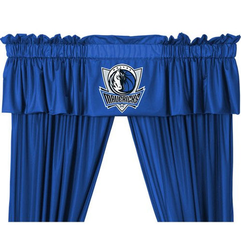 VALANCE Dallas Mavericks - Color Bright Blue - Size 88x14