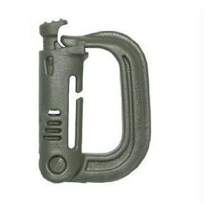 GRIMLOC Locking D-Ring (Pack of 4)  (Foliage Green)