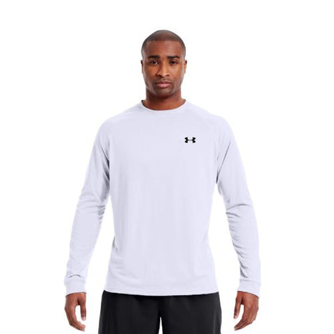 Tech Longsleeve T-Shirt - White, X-Large