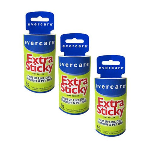 Evercare 60 Layer Extra Sticky Lint Roller Refill (3 pk)