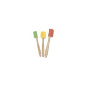 3 PIECE ASSORTED SILICONE SPATUALA SET