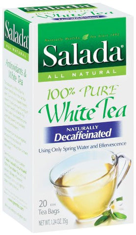 White Tea Natural Decaf Ground Blend 20.0 BG (Pack of 6)