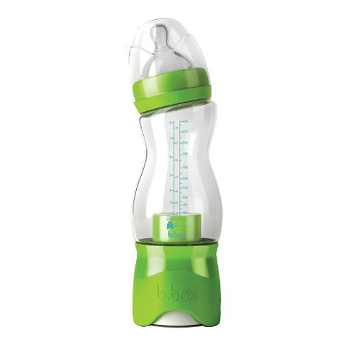 the essential baby bottle + dispenser, Lime Twist