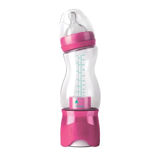the essential baby bottle + dispenser, Berry Surprise