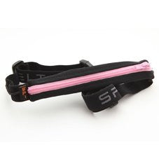 SPIBELT Adult Belt - Black Fabric/Pink Zipper