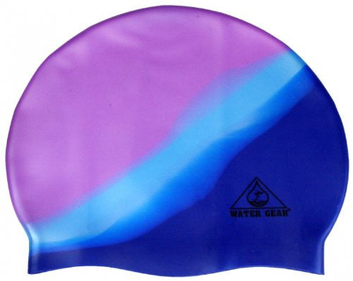 Silicone Jazz Cap (Blue/Purple Stripe)