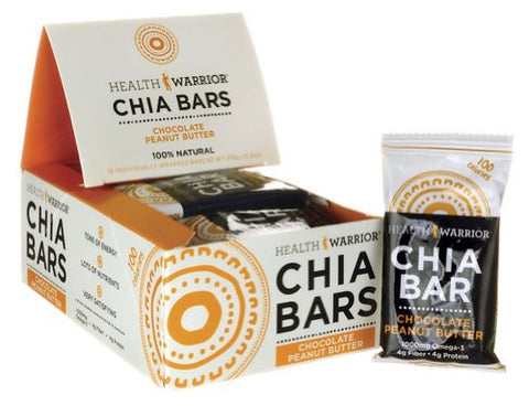 Chocolate Peanut Butter Chia Bars