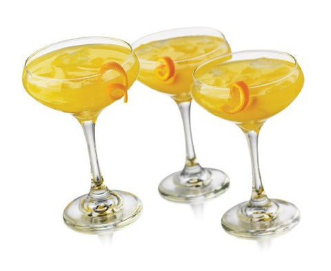 Libbey 6-Piece Cool Cocktails Metro Madness Coupe Glass Set, Clear