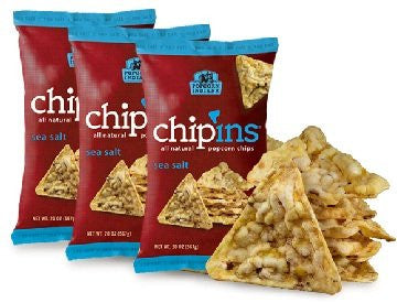 Sea Salt Chip'ins Popcorn Chips 7.25 Oz