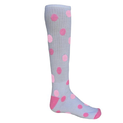Spots, Medium, White/Flo. Pink/P. Pink