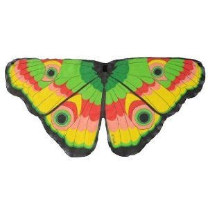Butterfly Wings w/Glitter Eyes Yellow - Dreamy Dress-Ups
