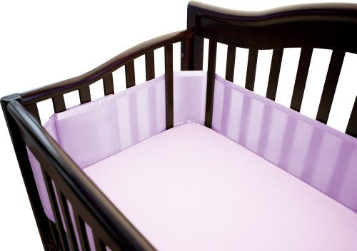 Breathable Mesh Crib Liner - Orchid Bloom