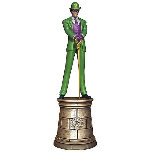 DC Superhero Riddler Black Bishop Chess Piece with Magazine