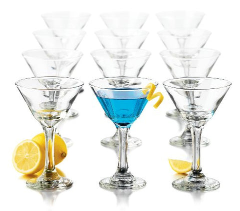 Libbey 7.5-Ounce Martini Party Glass, 12-Piece