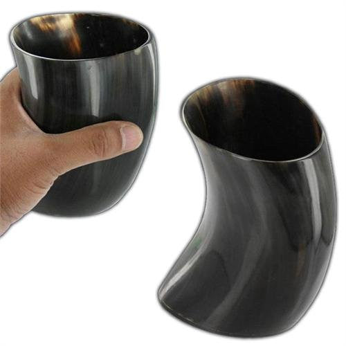 Medieval Buffalo Horn Dining Mug 17oz