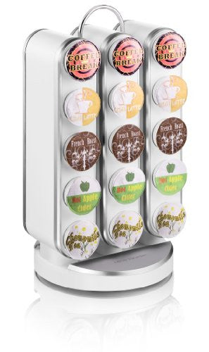 Mind Reader Vortex Spinning Coffee Pod Carousel for 30 Keurig K-Cup Coffee Pods