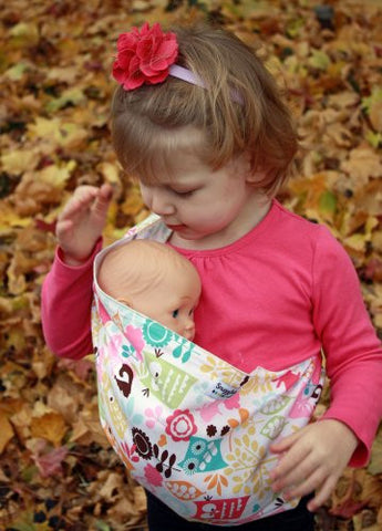 Woodland Owls Child's Doll Sling