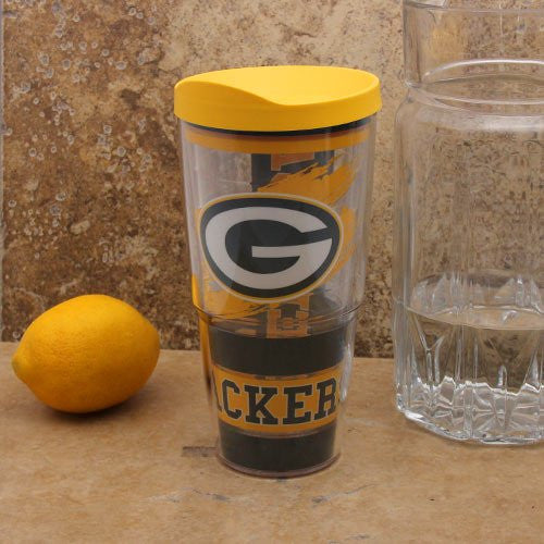 NFL Green Bay Packers Wrap with Lid 24oz Tumbler