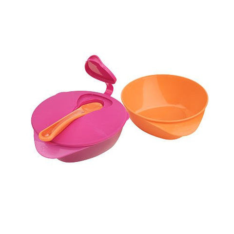 Tommee Tippee 2-Pack Explora Easy Scoop Bowls with Spoon - Turquiose/Lime Green