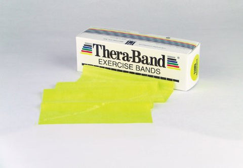 THERA-BAND® Professional Resistance Bands - 6-Yard Dispenser Box - Yellow / THIN