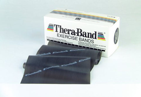 THERA-BAND® Professional Resistance Bands - 6-Yard Dispenser Box - Black / SPECIAL HEAVY
